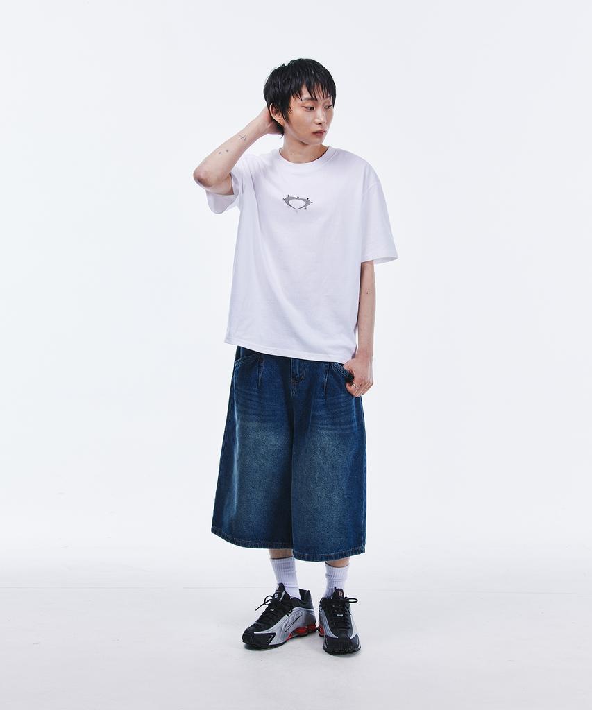 SCALLYWAG Big Bermuda Denim Shorts [Indigo]