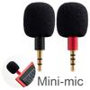 Новый металлический мини-микрофон Mic 3,5 мм 3-полюсный металлический мини-микрофон Plug and Play 4-полюсный микрофон для динамика звуковой карты