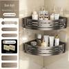 No-Drill Bathroom Triangle Storage Cabinet