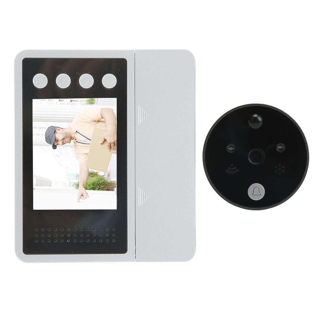2.8-дюймовый цифровой дверной глазок, интеллектуальная камера дверного звонка с инфракрасным ночным видением для домашней безопасности