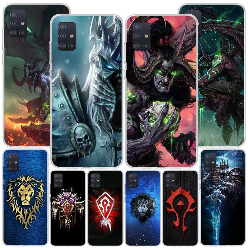 W-World Of W-Warcraft W-Wow Phnoe Case for Samsung Galaxy A12 A22 A32 A42 A52 A51 A50S A20S A10S A41 A31 A21S A40 A30S A20E A71