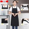 Водонепроницаемый фартук с логотипом на заказ для женщин - Модная кухонная и ресторанная униформа