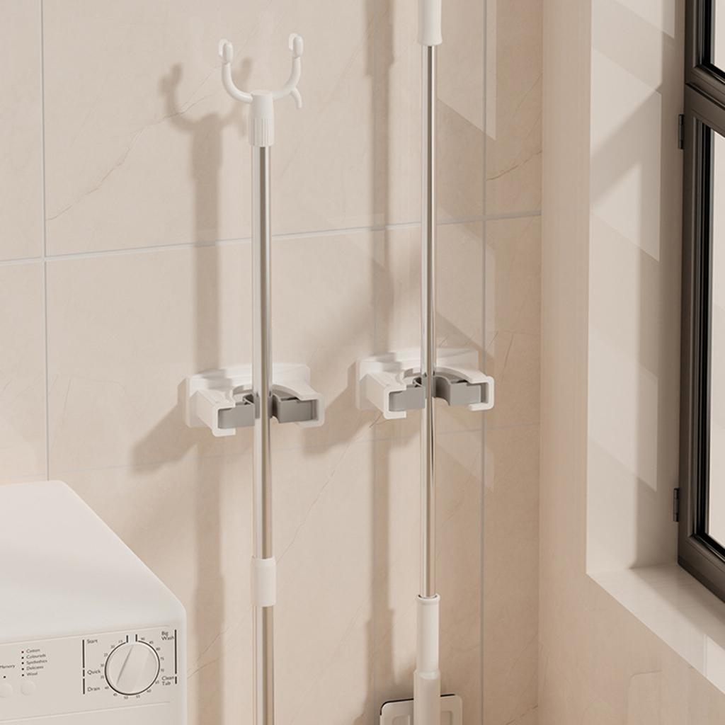 2 шт. настенные органайзеры для швабр и метел настенная вешалка для швабры без сверления садовый инструмент стеллаж для хранения экономит место