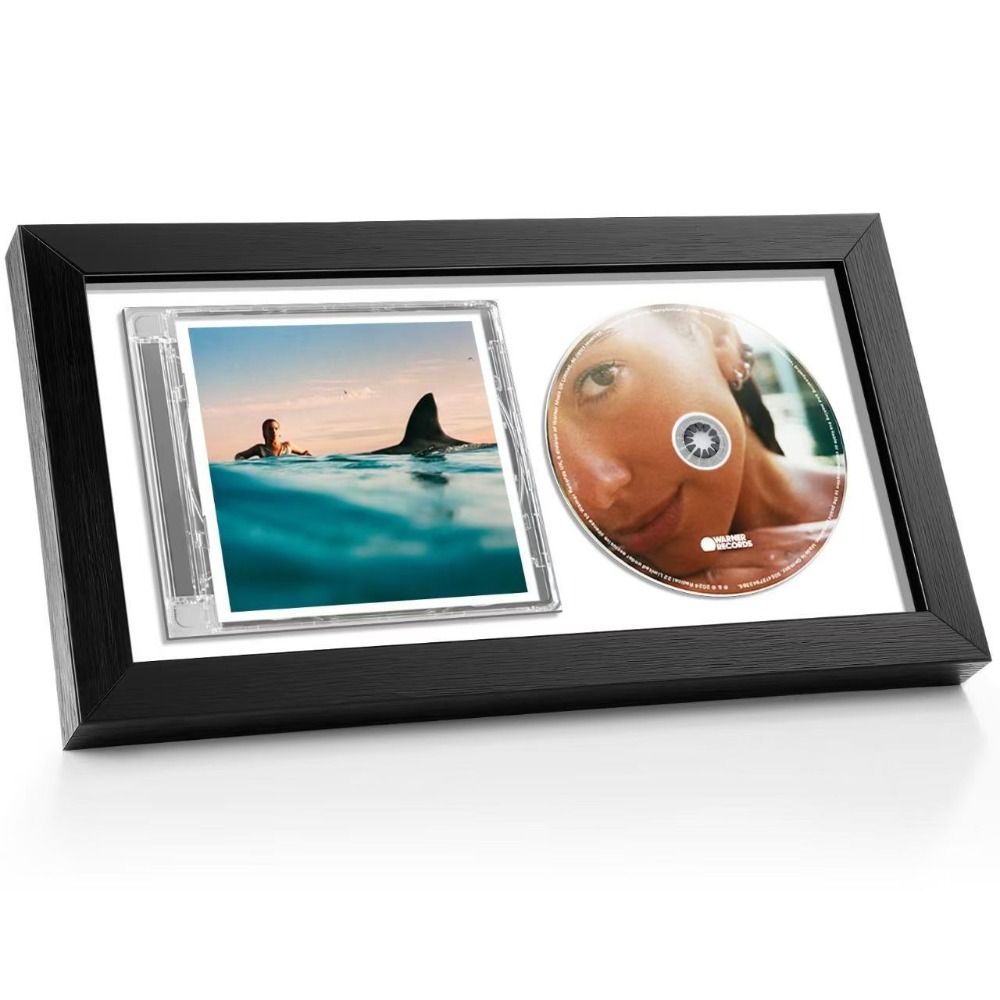 Tabletop Display CD Display Frame Wall Mountable Disc Frame Box CD Frame Display Case Music Lovers