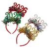 Glitter Sequins Christmas Headband Numbers Design Digital Headband Party Headband  New Year Eve