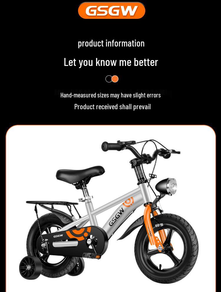 Детский велосипед для возраста 3-9 лет - Педальный велосипед для мальчиков и девочек