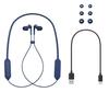 Беспроводные наушники Audio Technica BL Bluetooth Deep Bass до 20 часов непрерывной работы BL Blue ATH-CKS330XBT [ЧИСТЫЙ БАС/Защита от брызг
