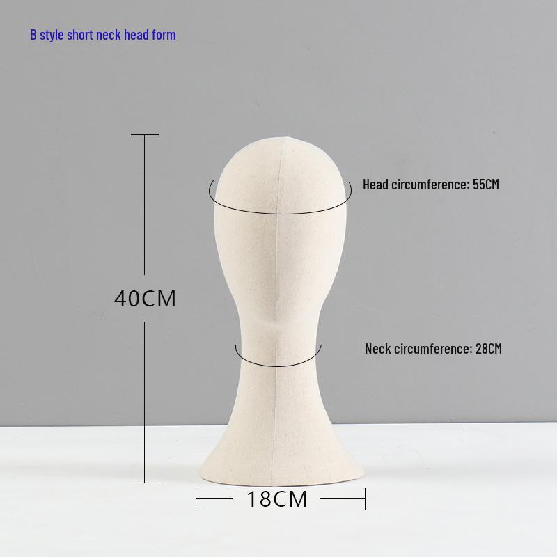 Голова манекена для демонстрации шляп, шарфов, париков и ювелирных изделий, совместимая с булавками