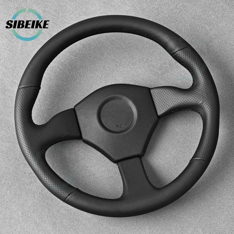 JDM 350mm Competition Racing Leather Steering Wheel Universal Sports Tuning Steering Wheel