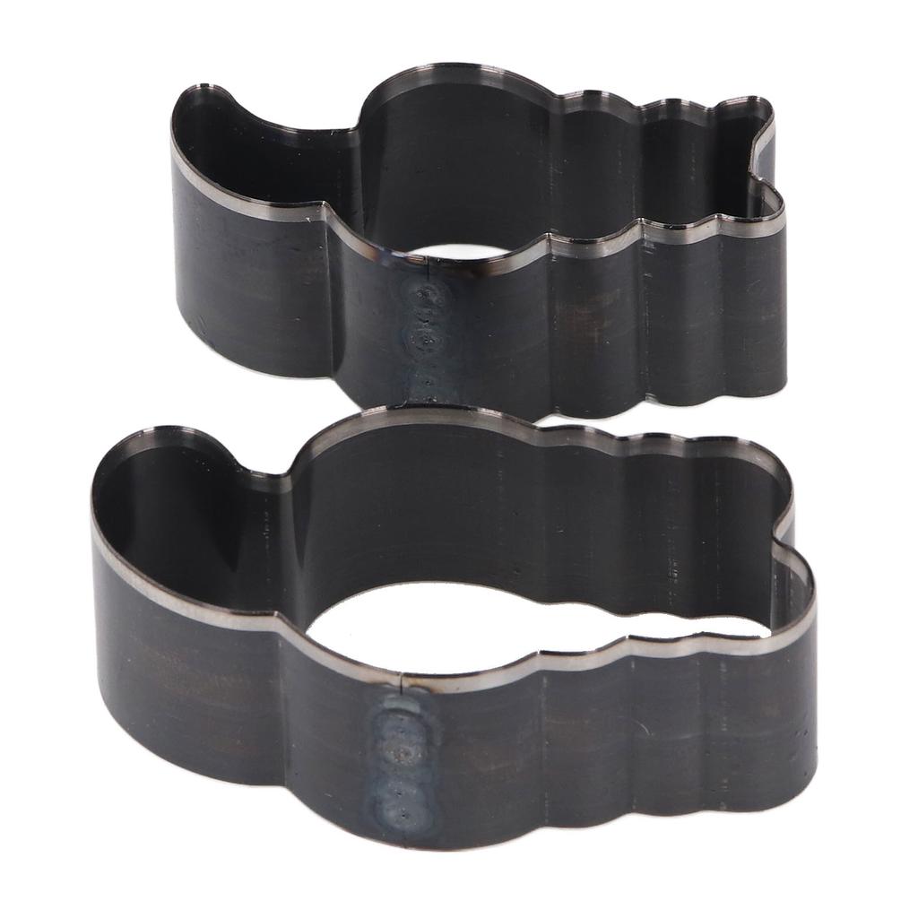 2шт., набор ручных инструментов для перфорации в форме кошки из легированной стали для кожаных изделий