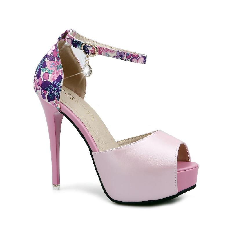 Женские босоножки на высоком каблуке, женские туфли на шпильках, туфли на платформе, летняя мода, свадебная обувь для вечеринок