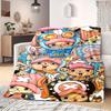 Tony Tony Chopper Print Blanket Warm Comfortable Flannel Blanket Suitable for Bedrooms,Sofas, Beds,Chairs,Travel -QIAO143