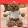 Bear Plush Teddy Stuffed With Cozy Sweater Soft Huggable Bedtime Gift Companion