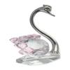 Swan Home Decoration and Accessories Crystal Swan Ornament Beautiful Glass Ornaments  Home