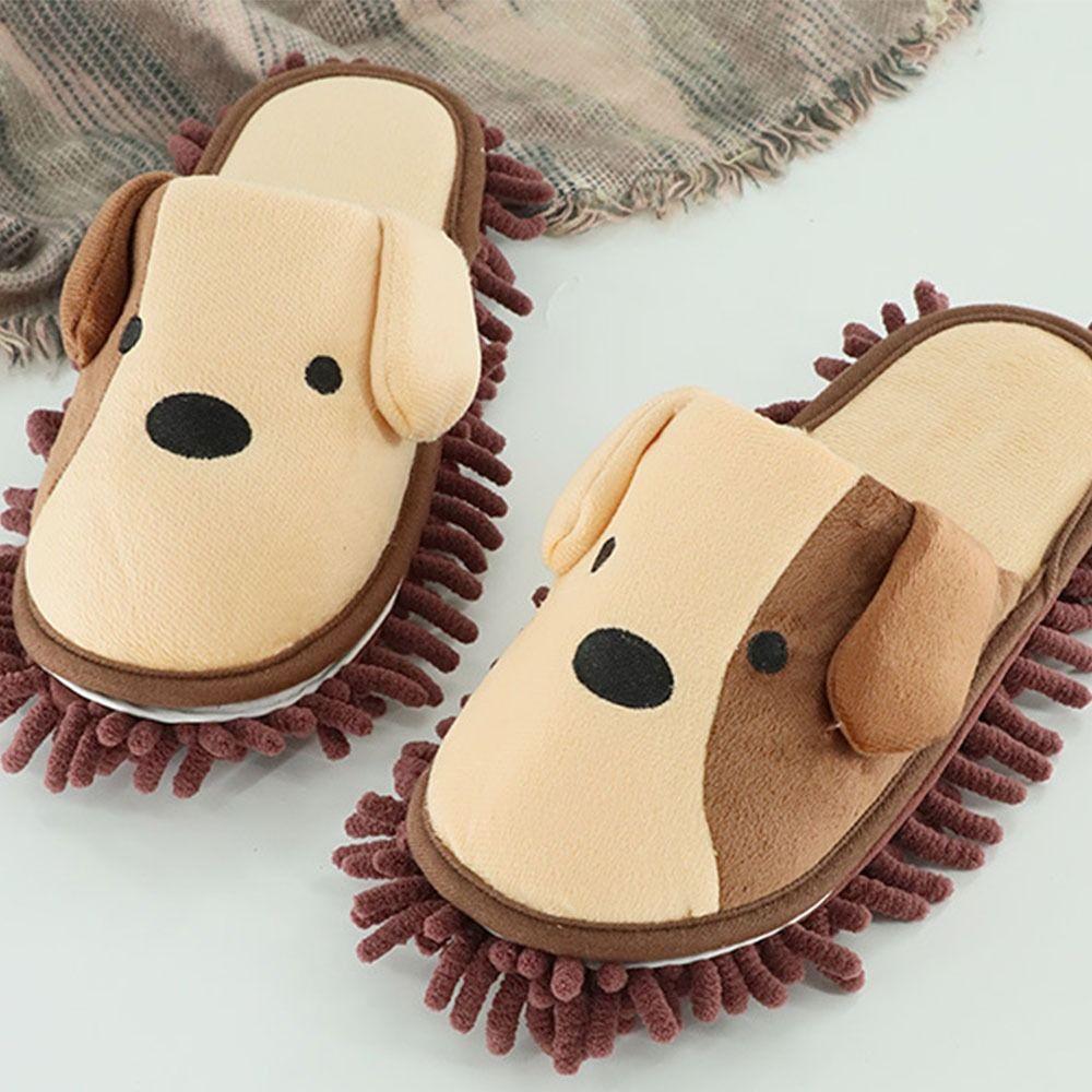 Washable Mop Slippers Reusable Floor Polishing Shoe Slippers Floor Cleaning Slippers Bedroom