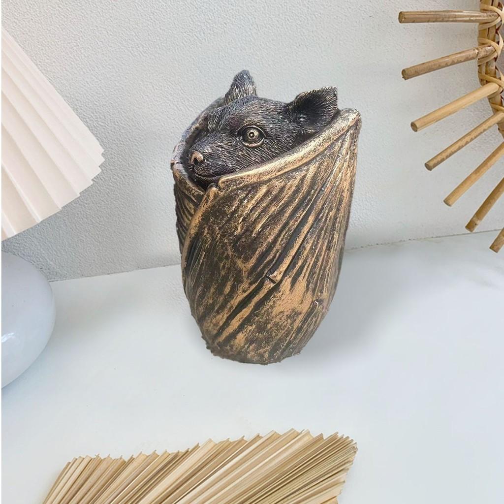 Готическая шкатулка для украшений в виде летучей мыши из смолы, подарок на Хэллоуин, органайзер для хранения украшений