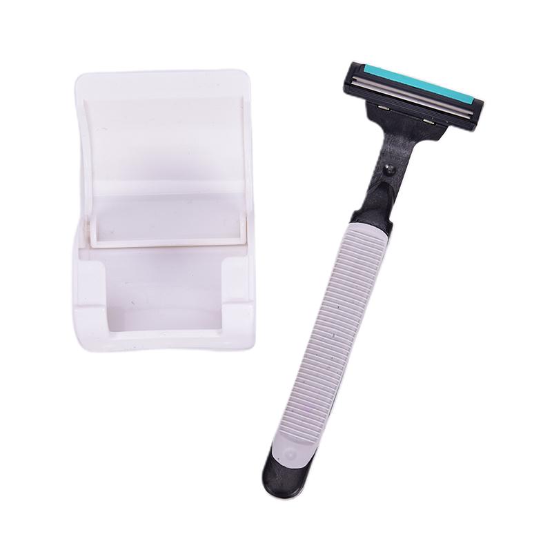 Пластиковая суперприсоска, подставка для бритвы, настенный держатель для хранения в домашней ванной комнате