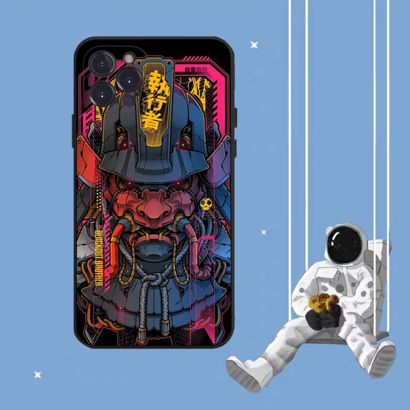 Чехол для телефона с маской самурая они для iPhone Samsung Galaxy Redmi Xiaomi Oppo OnePlus Note SA 7 8 9 10 11 12 13 14 20 21 22 23 53 54 Pro Max Plus Ultra