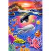 5D Diamond Embroidery Cartoon Dolphin Octopus Diamond Painting Cross Stitch Mosaic Home Decor