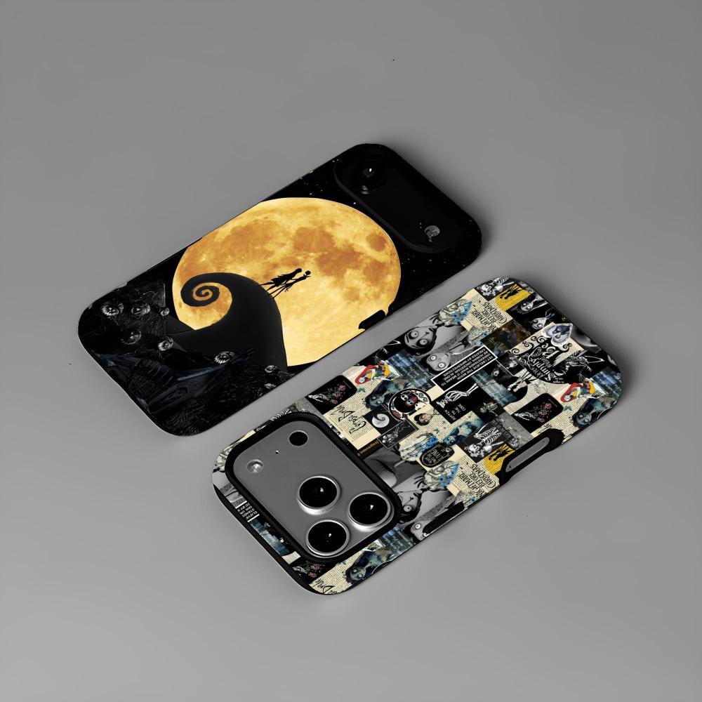 Чехол для телефона Тима Бёртона Жесткий ПК Для IPhone 16Promax 17 16 15 14 13 12 11 Pro Max Plus Глянцевая HD Крышка