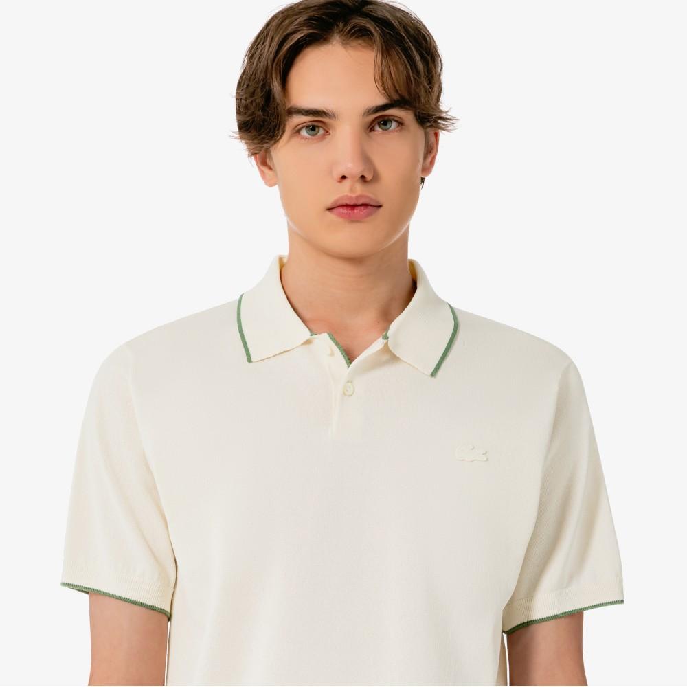 [lacoste] Men's Tipping Paper Short Sleeve Sweater Polo Shirt PH744E-56G056