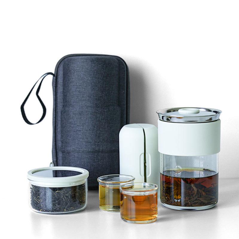 Luxury Portable Gaiwan Tea Set for Outdoor Camping