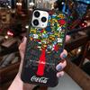 Чехол для телефона C-Coca C-cola с винтажным логотипом, PC+TPU, для IPhone 17 16 15 14 13 12 11 Pro Max Plus, милый мультяшный чехол