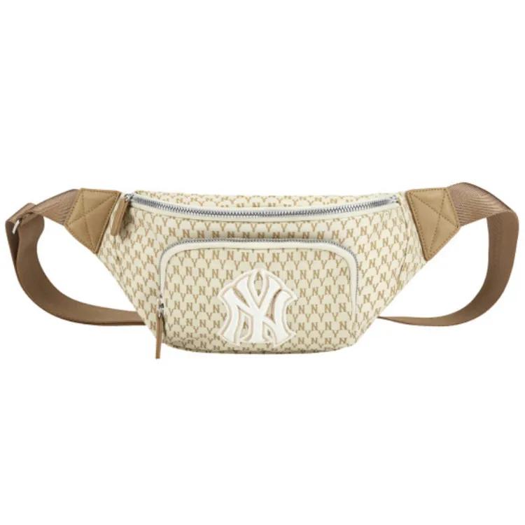 MLB Monogram Polyamide Fanny Pack Regular Unisex Beige (Unisex) Fanny Packs 32BGC9941 50B