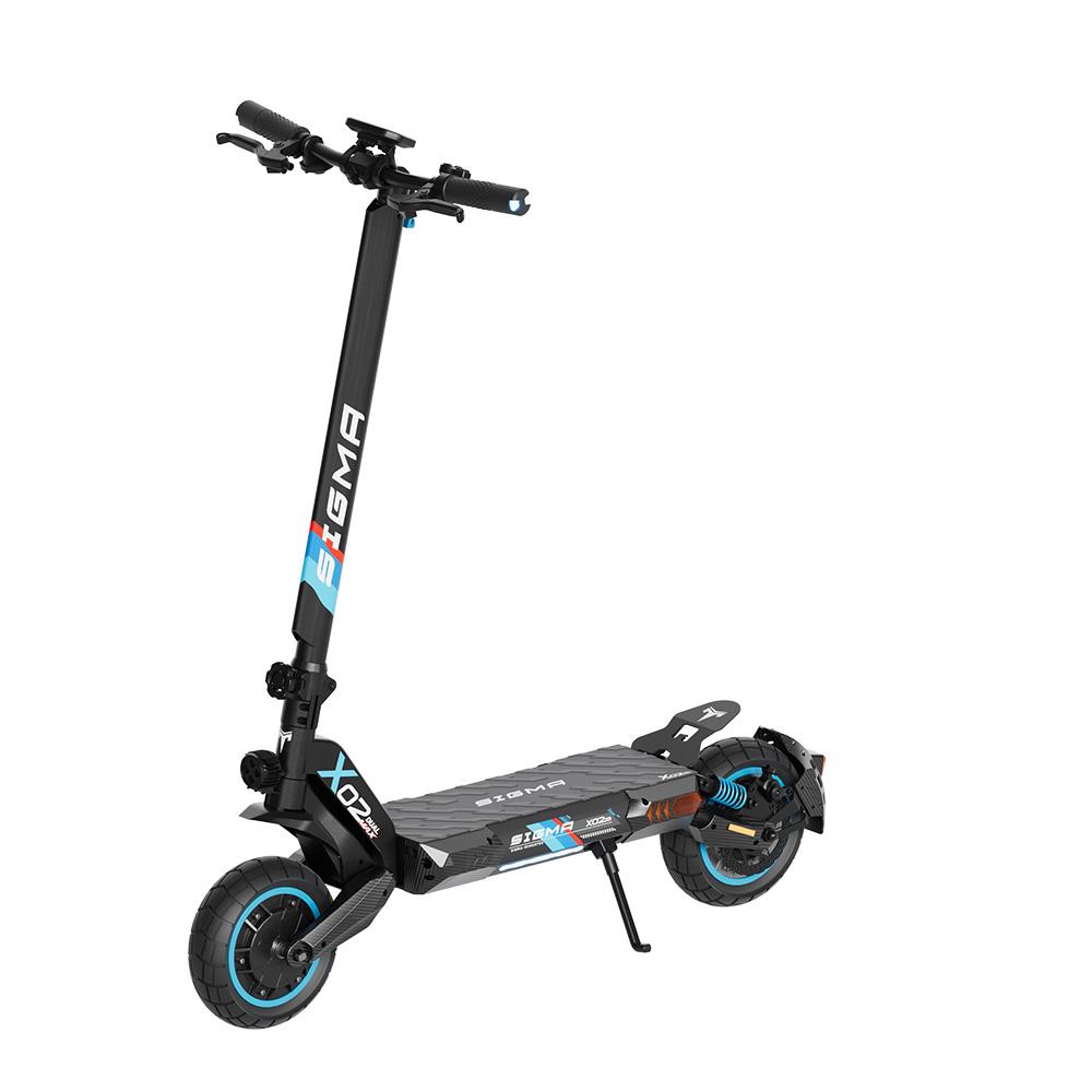 Sigma X02 All-Terrain Electric Scooter 1000W*2 Dual Motor 120KG Load 80KM Range 10 Inch Tires Outdoor Riding Adult  E-Scooter