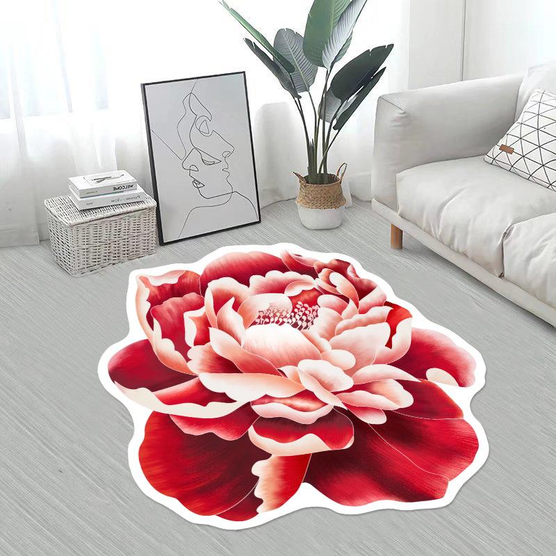 Нерегулярный цветочный ковер напольный коврик для дома гостиная ковер для спальни туалетный столик прикроватная тумбочка полный ковриков
