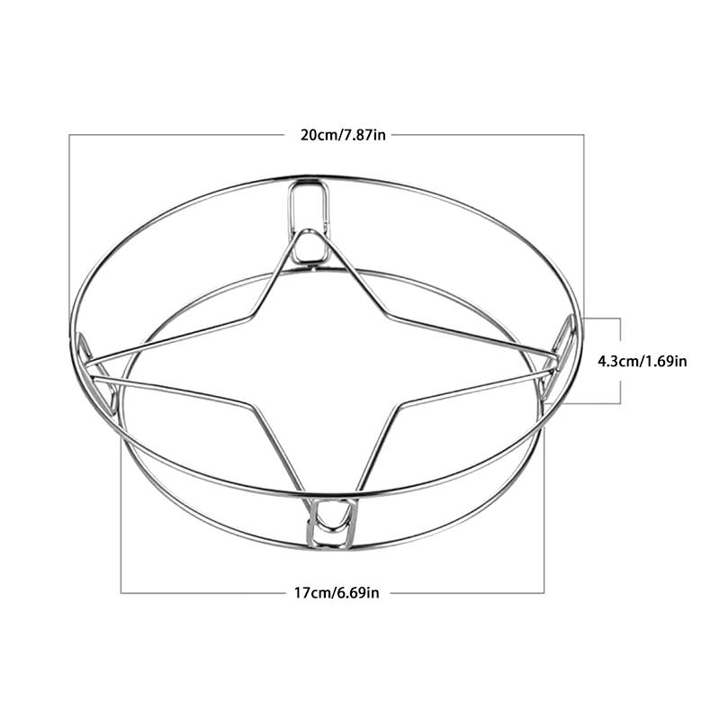 Круглая подставка для горячего Многофункциональная Подставка Прочная Надежная Кухонные аксессуары Подставка для кастрюль и сковородок Подставка под кастрюлю Нержавеющая сталь