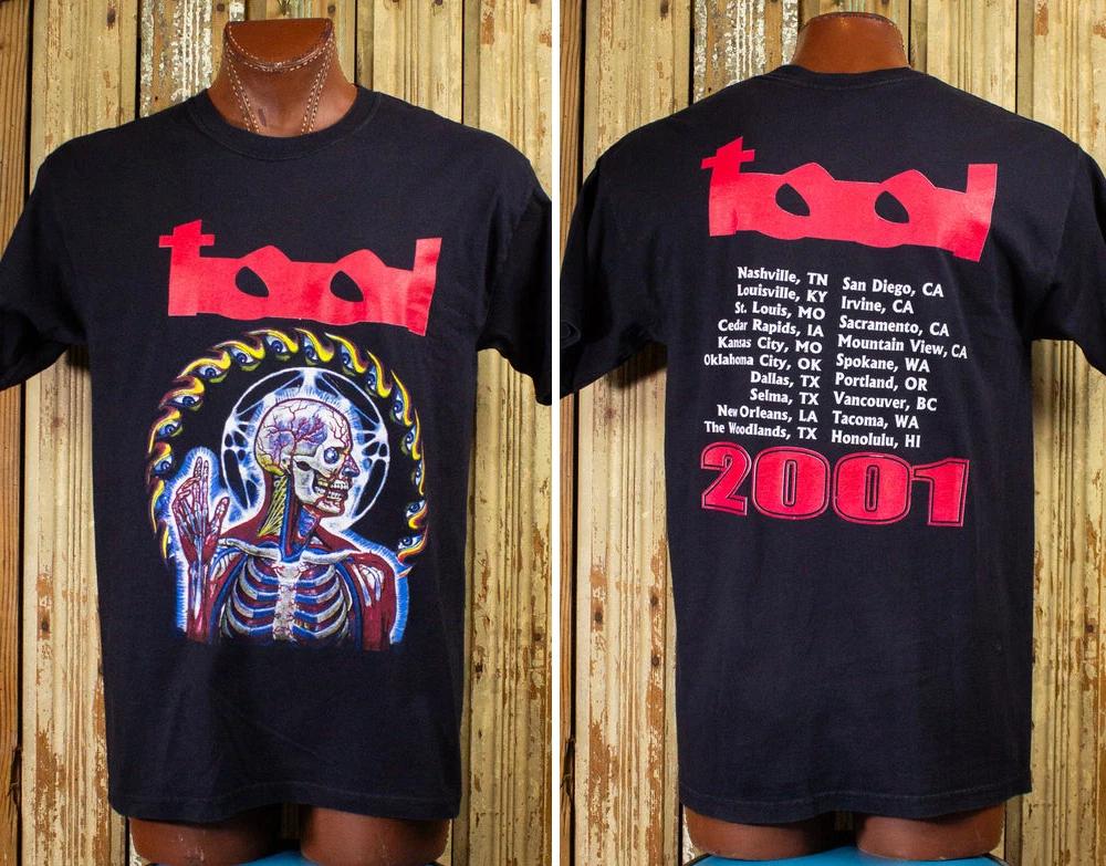 Vintage Tool Lateralus Tour Concert T Shirt 2001 Black