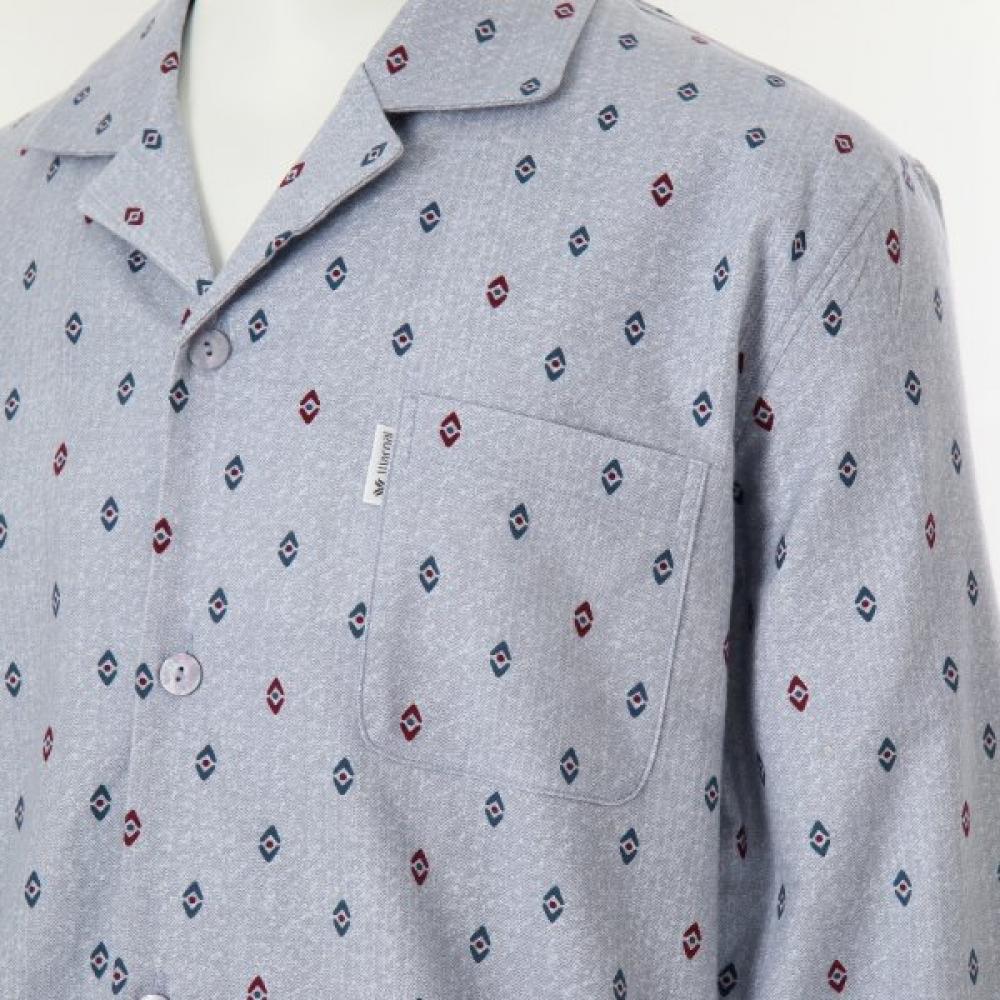 Wacoal Men S Cotton Fleece Geometric Pajama Wpaa503m