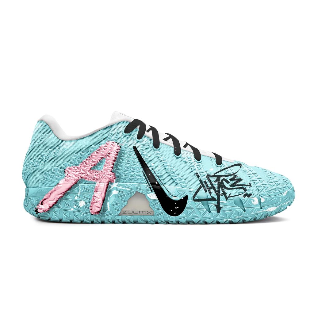 Nike Ja 3 Розовые Низкие Баскетбольные Кроссовки Унисекс Розово-Синие HF2794-100(Команда1282-)