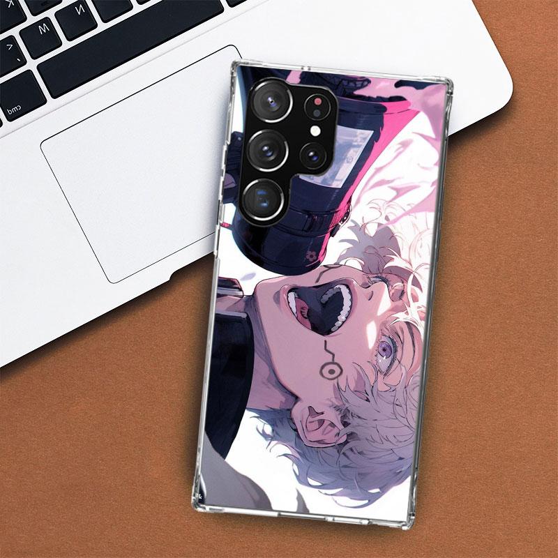Kaisen J-Jujutsu Инумаки Тоге Чехол для телефона Samsung Galaxy S25 S24 S23 Plus S22 Ultra S21 S20 FE S10 + S25 Edge Funda Shell Coq