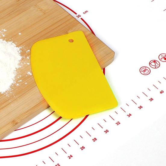 2 шт., набор нарезок для теста, инструменты для выпечки хлеба, скребок для теста полукруглой формы с эргономичным дизайном, легко чистящиеся скребки для чаши для кухонной пекарни