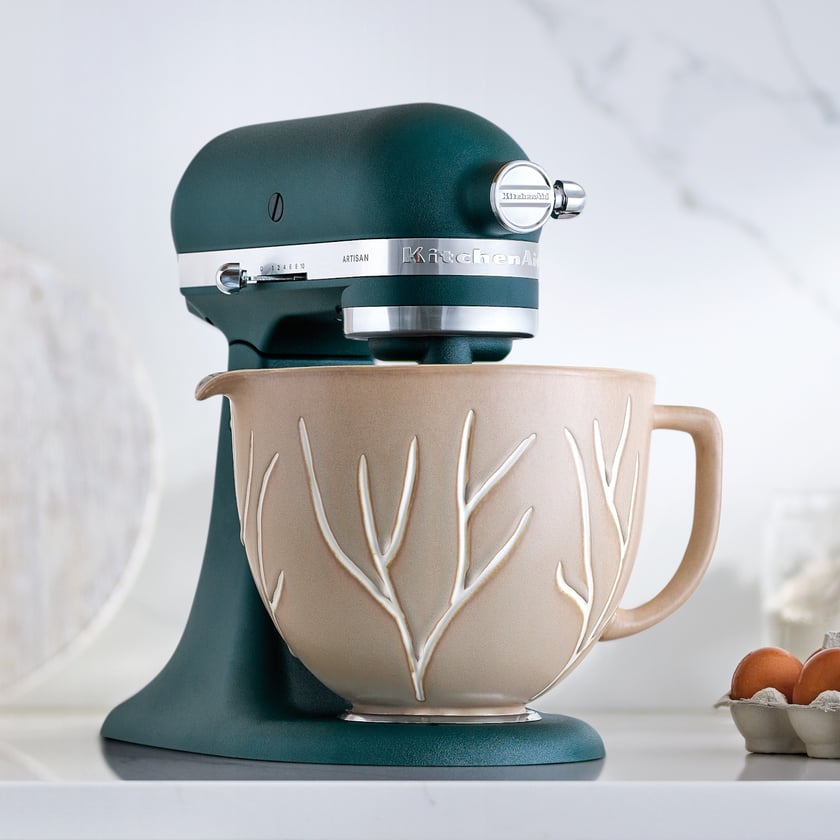 4.7L Unique Artisan Ceramic Bowl 5 Color Kitchenaid: Bare Trees