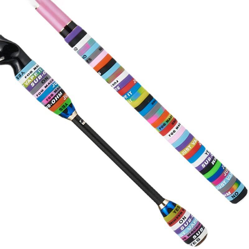 10 шт. Силиконовое кольцо для рукоятки удилища, противоскользящее, O-образное, для захвата, фиксирующее кольцо