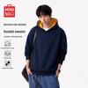 MINISO Men's Heavyweight Loose-Fit Colorblock Pullover Hoodie