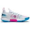 Li Ning Flash 9 Ultra Low Basketball Shoes Men Sneakers White Blue Pink ABAT017-1