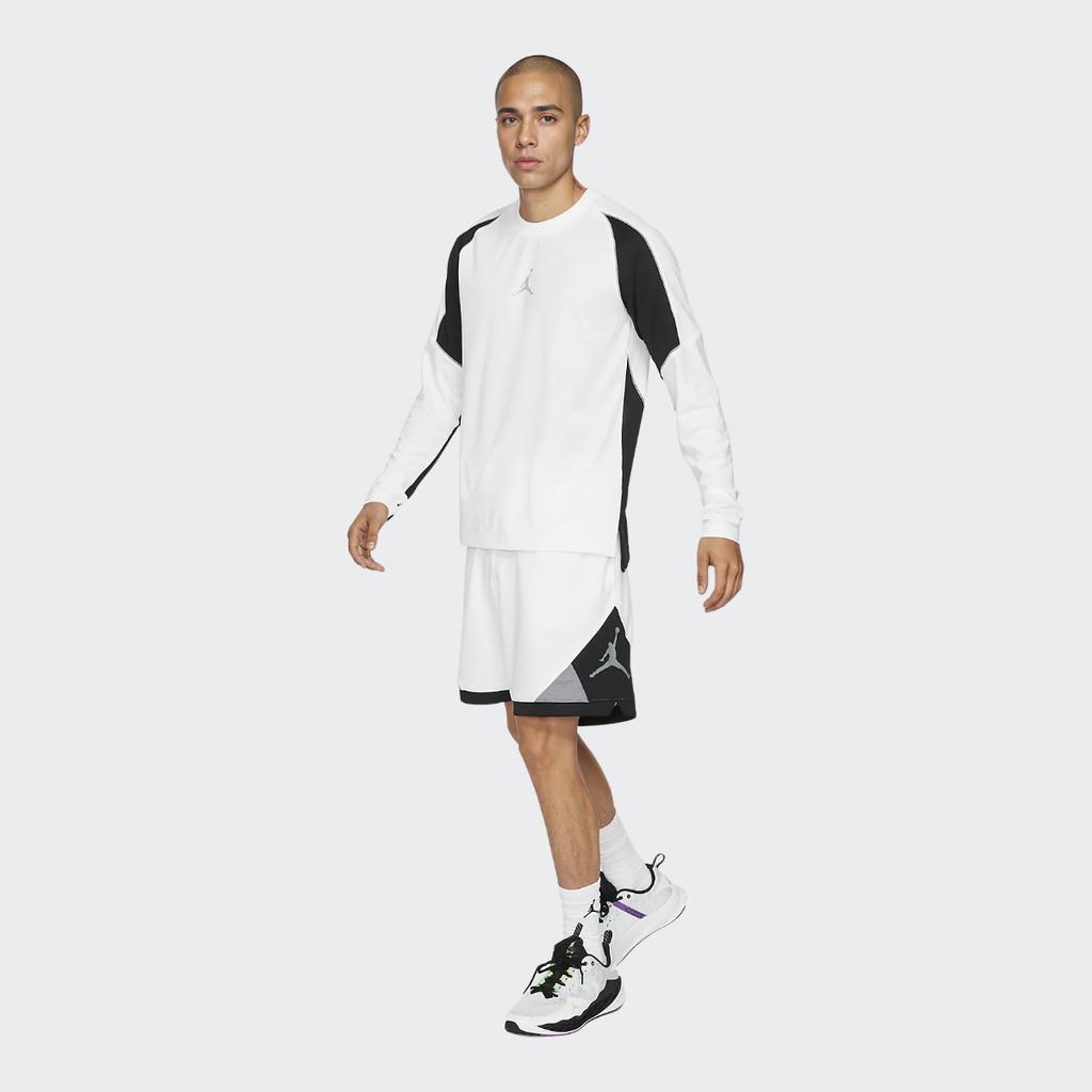 Air Jordan Diamond Дышащие быстросохнущие спортивные тренировочные шорты унисекс Белые CV3087-100