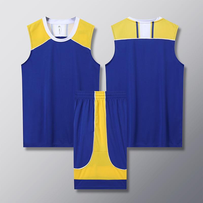 Basketball suit Men's sports quick-drying competition team uniform vest Children's basketball training suit Large size jersey Sleeveless