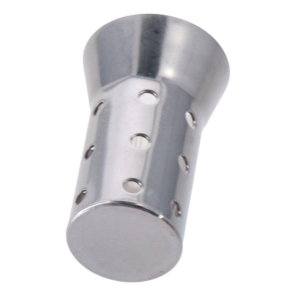 2Pcs Stainless Steel Exhaust Baffle Muffler 3.38*2inch Muffler Baffle Noise Eliminator Muffler Noise Eliminator