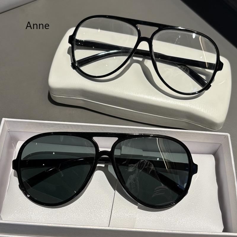 Модные мужские солнцезащитные очки-авиаторы оверсайз с двойной переносицей, винтажные с заклепками, женские красные и синие, трендовые панк очки, солнцезащитные очки, защита от УФ-лучей 400