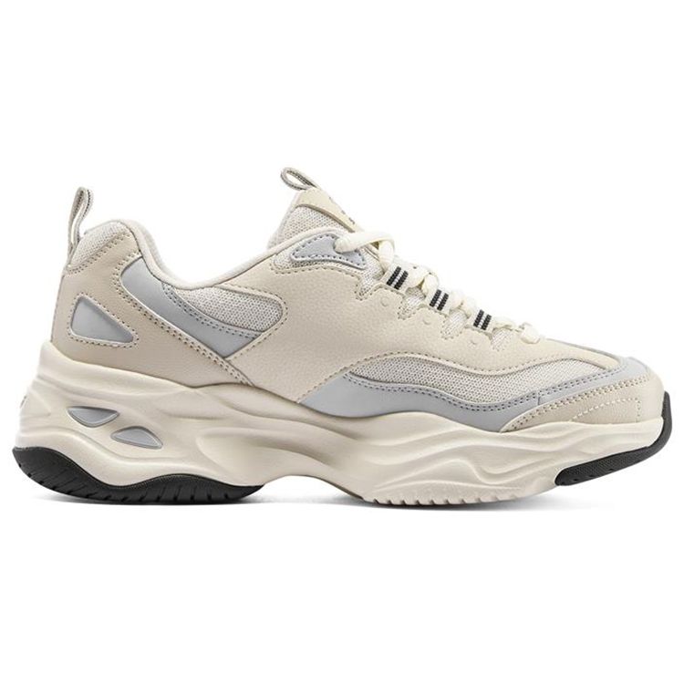 Skechers DLites 4.0 Кожаные Низкие Кроссовки на Шнуровке 'Папины' Женские Кроссовки Натуральный 896144-NTBK