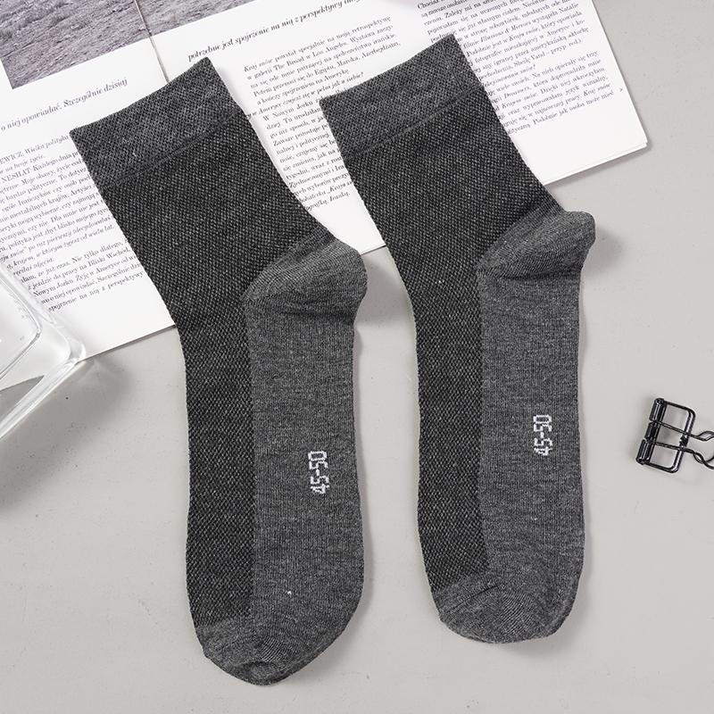 PLUS SIZE 40-45 мужские носки средней длины мужские однотонные тонкие сетчатые дышащие впитывающие пот носки Plus Fat Plus Size Socks