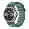 Ремешок Ocean для Samsung Galaxy Watch 8 40 мм 44 мм Спортивный силиконовый браслет для Galaxy Watch 8 Classic 46 мм Металлический коннектор