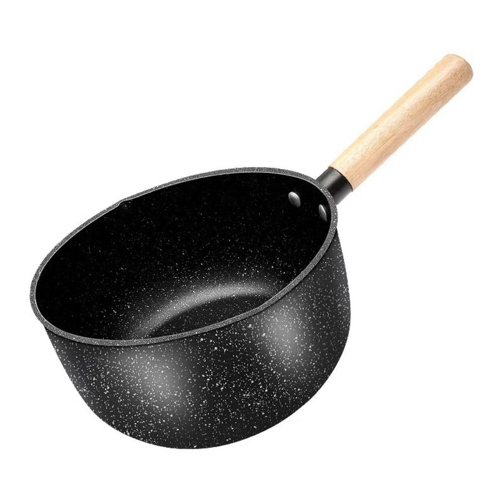 Японская кастрюля с деревянной ручкой, антипригарная, для супа, домашняя, для лапши, для общежития