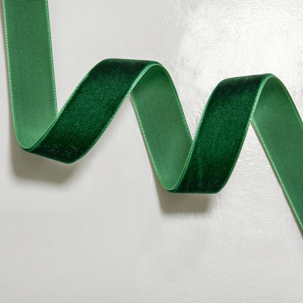 Новая 5-ярдовая бархатная лента 6/10/15/20/25/40 мм Лента для упаковки подарков своими руками Односторонняя Велюровая лента Цветок-бант Букет