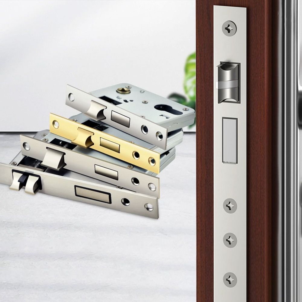 Silent Door Lock Cylinder Security Mechanical Lock New Door Lock Body  Door